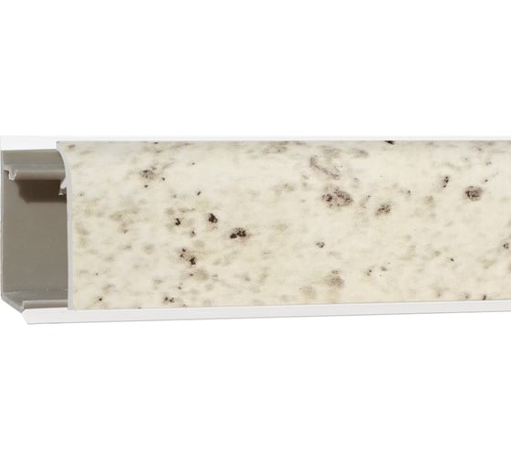 Изображение товара Плинтус ООО ДЕКОПЛИНТ ДЖОКЕР 3 № 5219 кашемир белый 3.05 м 02 936