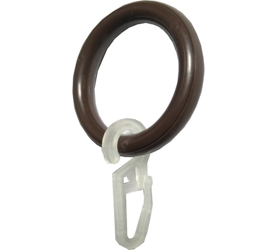 Изображение товара Кольца Арт-Декор с крючком D10, 10 шт коричневый 4620748741780