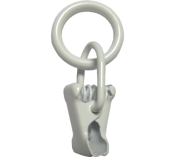 Изображение товара Кольца Арт-Декор с зажимом D10, 10 шт белый 4620748740783