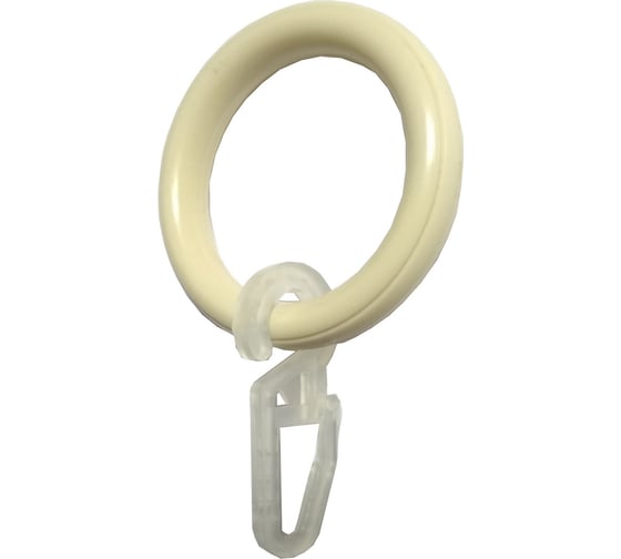 Изображение товара Кольца Арт-Декор с крючком D10, 10 шт бежевый 4620748741797