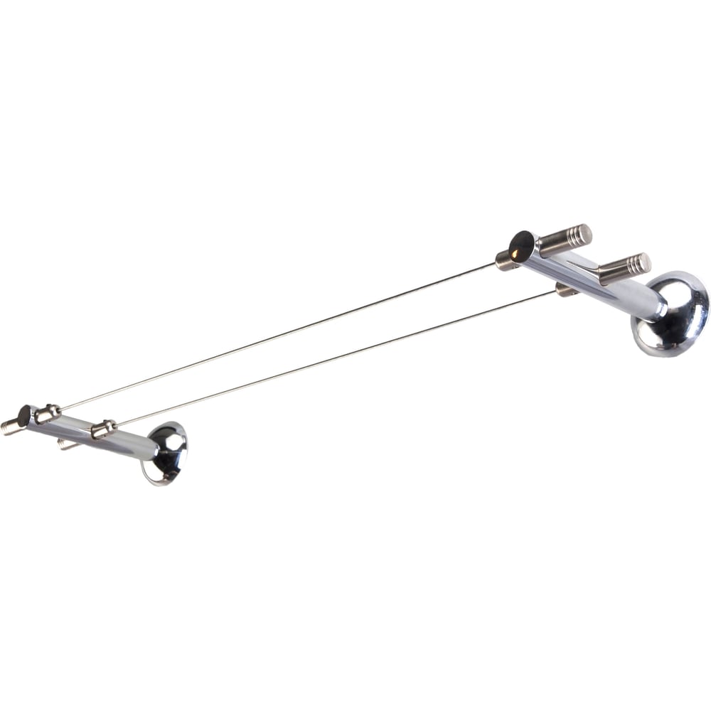 Изображение товара Тросовый карниз Арт-Декор Твинс 3,5 м хром классический для штор