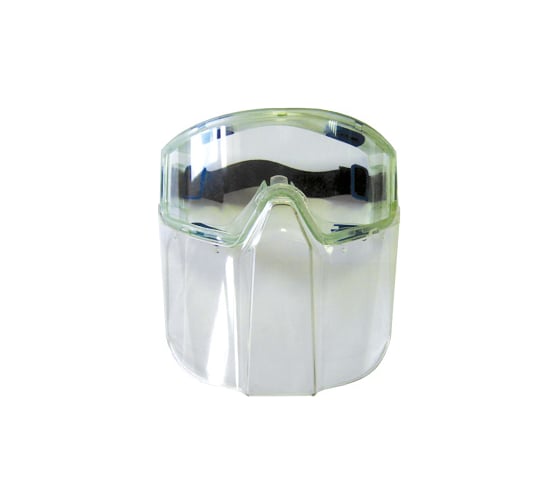Изображение товара Защитные прозрачные очки с лицевым щитком Управдом поликарбонат 4100003315