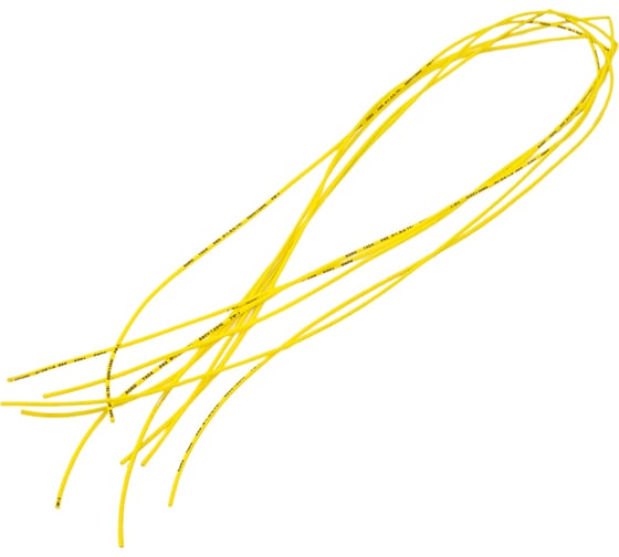 Изображение товара Термоусадочная трубка Nord-Yada 1,5 мм/0,75 мм длина 1м желтая 5 шт 907949