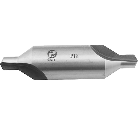 Изображение товара Сверло центровочное двухстороннее (6.3x16x71x9.2 мм; Р18; тип А вышл. проф.) CNIC 34842