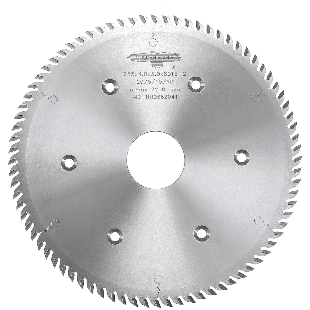 Изображение товара Диск пильный торцовочный по дереву 255x50x3 мм Z80 WZ WZ FZ LH Golden Eagle TL00001337