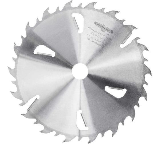 Изображение товара Диск пильный HW многопильный (450x50x4.8/3 мм; Z18+18+6 WZ) Golden Eagle TL00001347