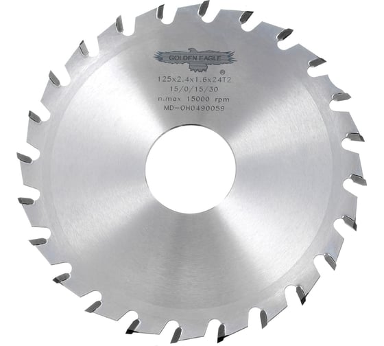 Изображение товара Диск пильный HW торцовочный (125x32x2.4/1.6 мм; Z24 WZ) Golden Eagle TL00001355