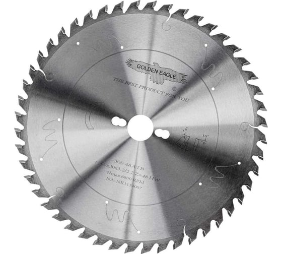 Изображение товара Диск пильный HW универсальный (300x30x3.2/2.2 мм; Z48 WZ) Golden Eagle TL00000023