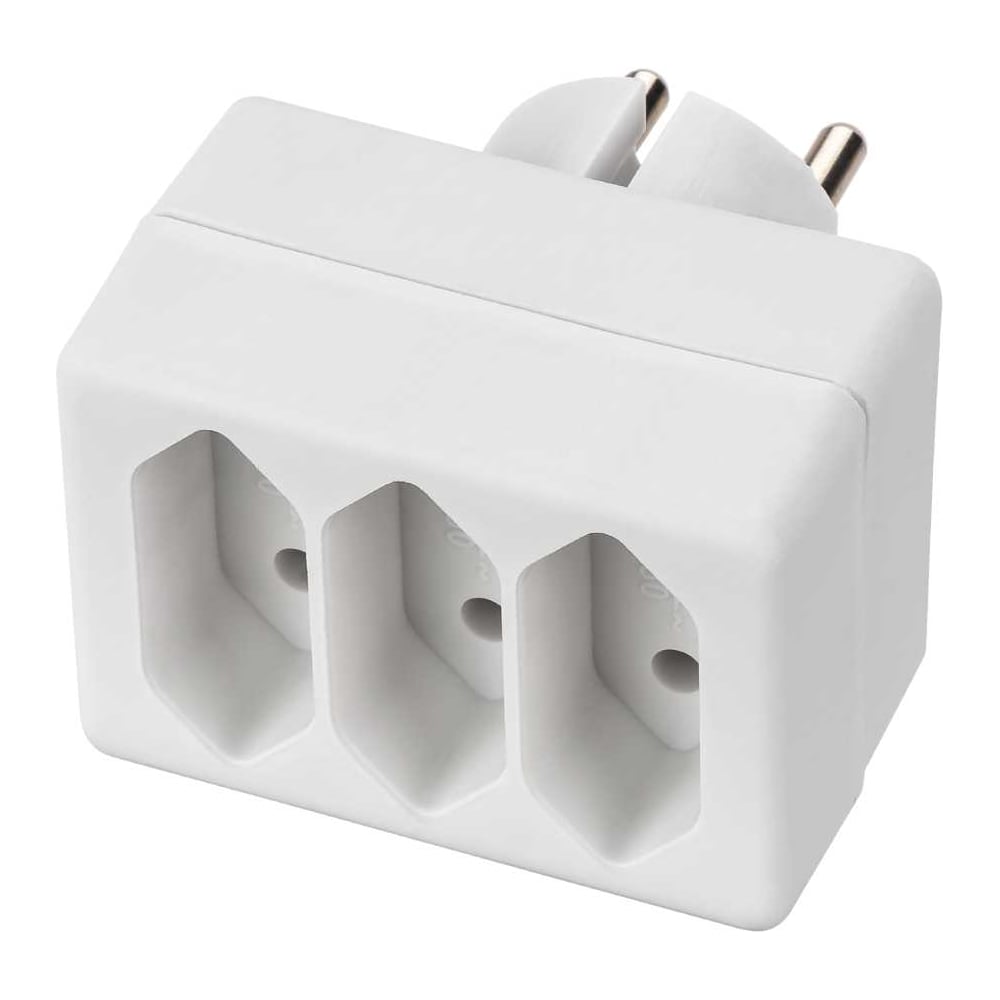 Изображение товара Разветвитель на 3 гнезда TDM ELECTRIC SQ1806-0205 белый 220 В 2.5 А европа