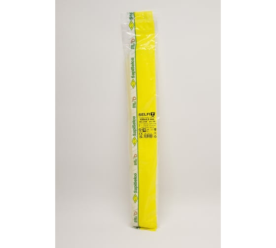 Изображение товара Стяжки SapiSelco натурального цвета, 4.5x430 мм, полиамид 6.6, 100 шт. SEL.2.428R