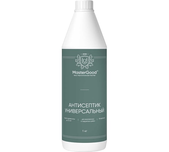 Изображение товара Антисептик универсальный бесцветный MasterGood MG 1 л MG-ДЗП_УНИВ-1/ГОТ