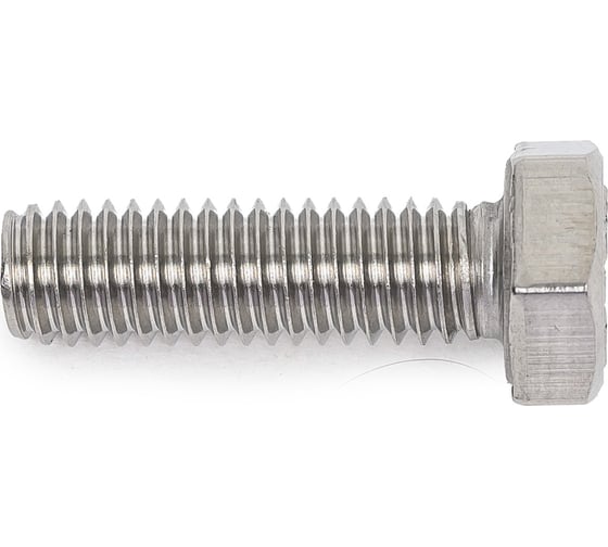 Изображение товара Шестигранный болт STARFIX М6x20 мм, нержавеющая сталь А2, DIN 933, 10 шт. SMZ1-104785-10
