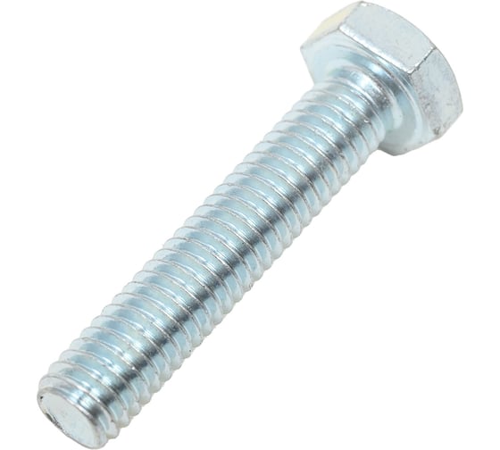 Изображение товара Шестигранный болт STARFIX М6x30 мм, цинк, класс прочности 8.8, DIN 933, 10 шт. SMZ1-70597-10