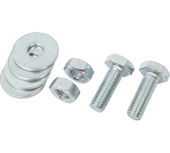 Изображение товара Шестигранный болт STARFIX М10x30 мм, с гайкой и шайбами, 2 шт. SMK1-86884-2