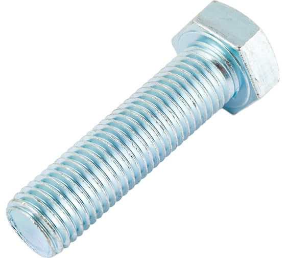 Изображение товара Шестигранный болт STARFIX М16x60 мм, цинк, класс прочности 5.8, DIN 933, 10 шт. SMC1-23513-10