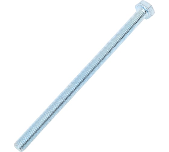 Изображение товара Шестигранный болт STARFIX М6x100 мм, цинк, класс прочности 5.8, DIN 933, 50 шт. SMC2-13553-50
