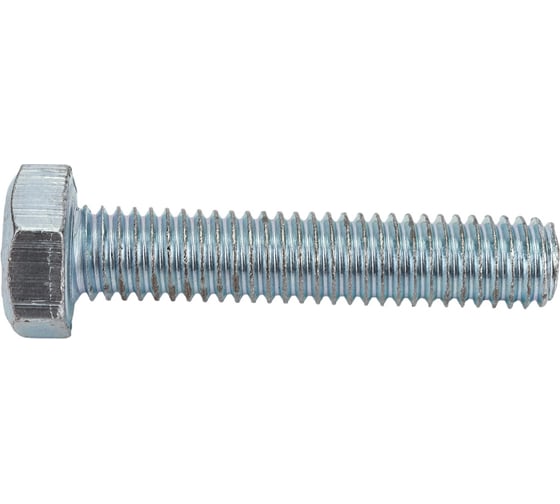 Изображение товара Шестигранный болт STARFIX М6x30 мм, цинк, класс прочности 5.8, DIN 933, 100 шт. SMC1-13483-100
