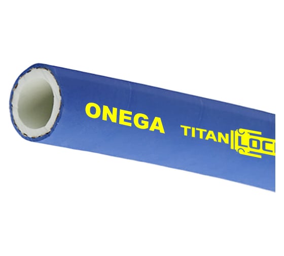 Изображение товара Пищевой рукав для жирных продуктов TITAN LOCK 3in «ONEGA» внутренний диаметр 76 мм, 10 Бар, NBR, напорно-всасывающий, 5 метров TL076ON_5