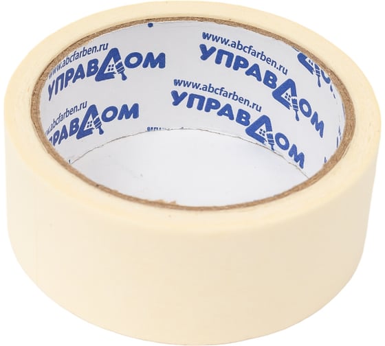 Изображение товара Малярная креповая лента УправДом размер 38 мм/20 м 242926-38-20 4100003415