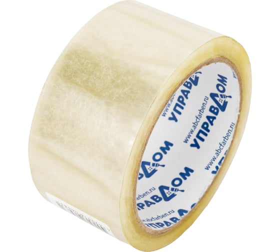 Изображение товара Клейкая упаковочная лента УправДом прозрачная, 48 мм, 60 м 243780-48-60 УП 4100003247