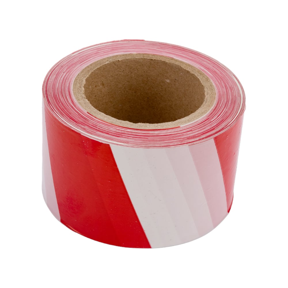 Изображение товара Сигнальная лента УправДом красно-белая 70 мм 200 м для обозначений