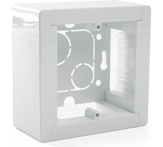 Изображение товара Монтажная коробка STEKKER EBX20-04-1 для открытой установки 88х88х42,5мм, белый (К-440) 39928