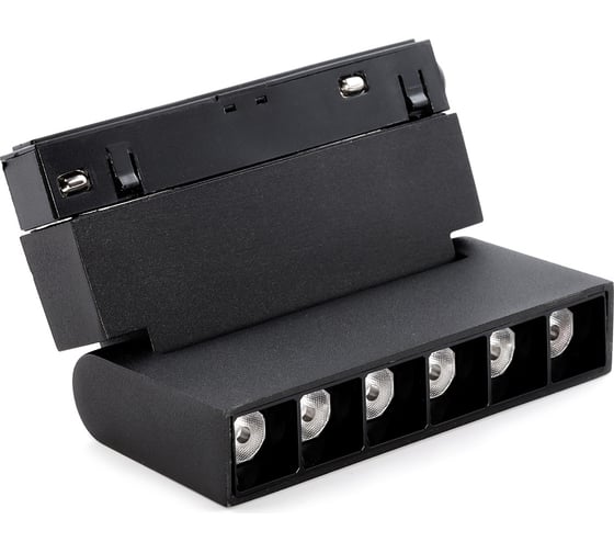 Изображение товара Светодиодный магнитный трековый светильник Smartbuy LED, 6Вт, 48В, 4000K, IP20, Черный SBL-TKMB4-6w-4K