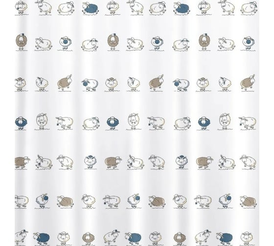 Изображение товара Штора для ванной Tatkraft FUNNY SHEEP PEVA 14855