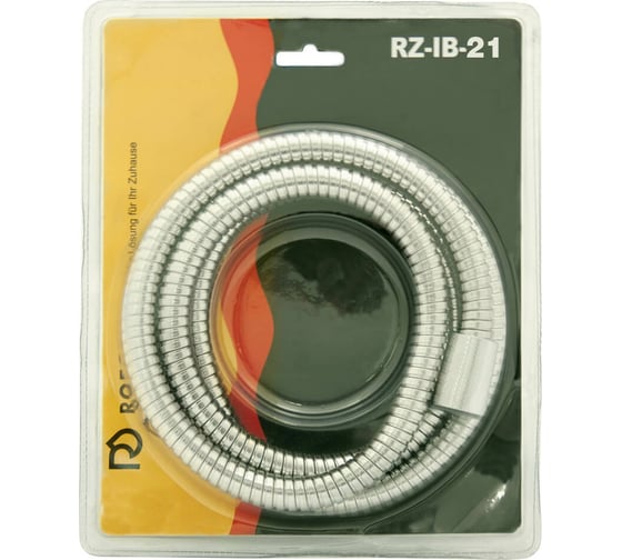 Изображение товара Шланг для душа ROEGEN Люкс конус-гайка 175 см в блистере RZ-IB-21