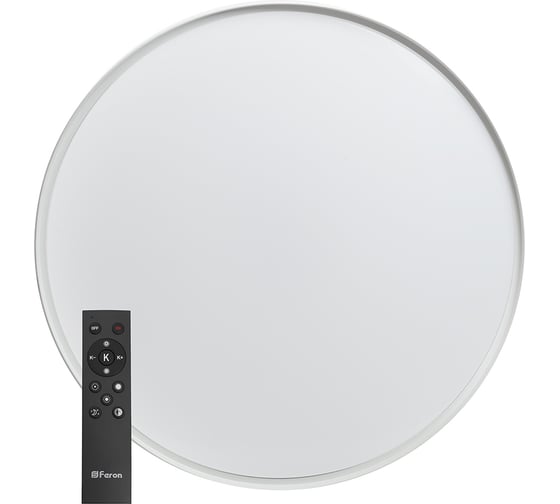 Изображение товара Светодиодный управляемый светильник FERON AL6230 Simple matte тарелка 80W 3000К-6500K белый 48072