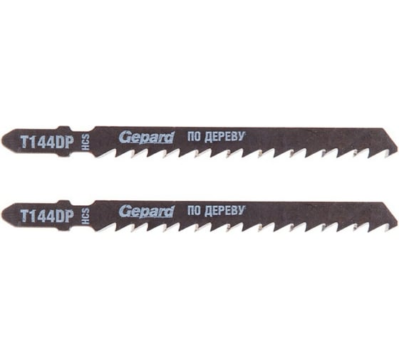 Изображение товара Пилка для электролобзика по дереву T144DP 2 шт Gepard GP0640-17