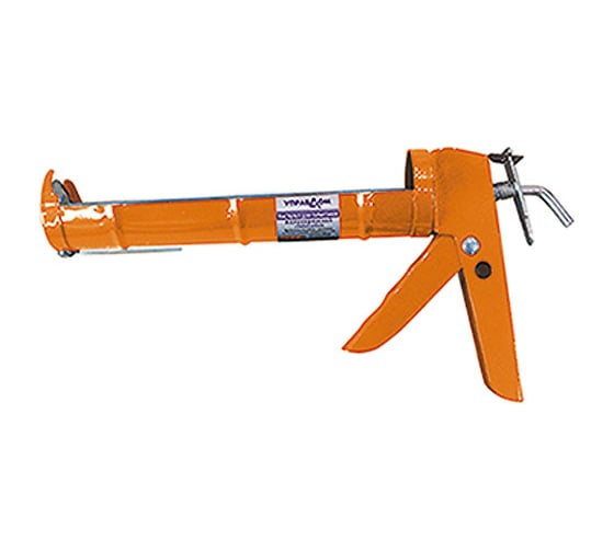 Изображение товара Полукорпусной пистолет для герметика Управдом с гладким штоком 143111 4100001673