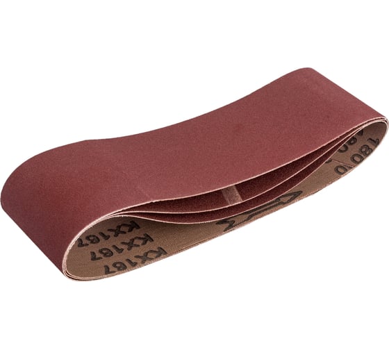 Изображение товара Шлифлента 3 шт, 75x533 мм, Р180 Gepard GP5009-180