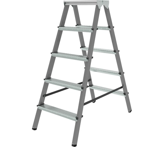 Изображение товара Стальная двухсторонняя стремянка Новая Высота NV1160 2x5 1160205