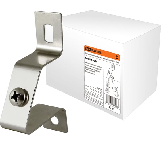 Изображение товара Кронштейн TDM ELECTRIC наклонный для Din-рейки КНД-30 SQ0804-0016