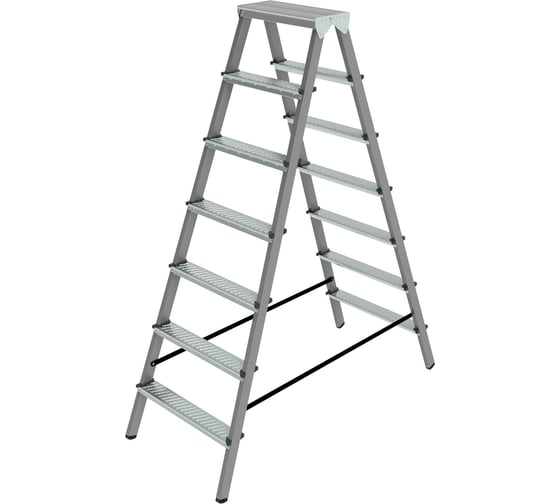 Изображение товара Стальная двухсторонняя стремянка Новая Высота NV1160 2x7 1160207