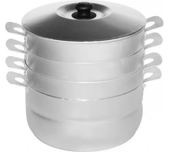 Изображение товара Мантоварка ЛЕТО алюминий 6 л, 4 сетки 2038