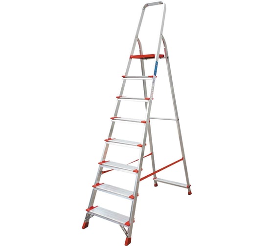 Изображение товара Профессиональная стремянка Новая Высота NV3117, 1x8 ступеней 130 мм 3117108