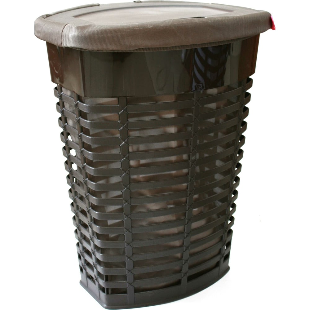 Изображение товара Корзина для белья PRIMANOVA коричневая 47х36х60 см объем 50 л