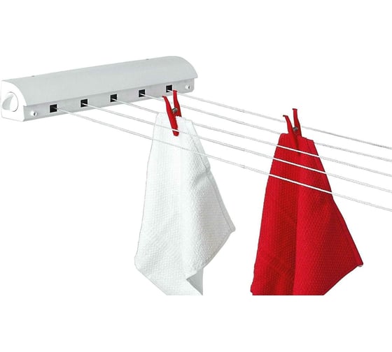 Изображение товара Настенная сушилка для белья PRIMANOVA 5х4.2 м, белая M-B23-01