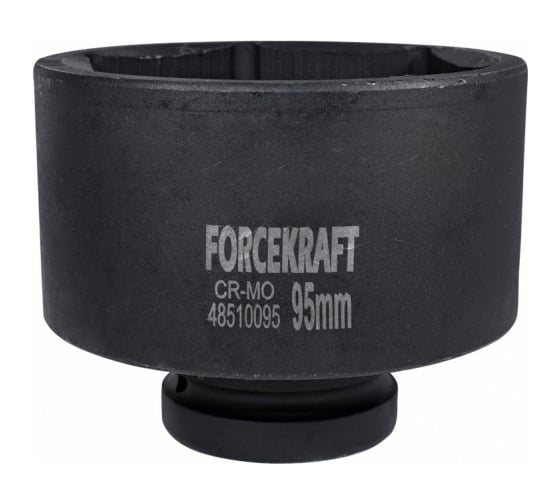 Изображение товара Головка ударная глубокая 1", 95мм, 6гр. Forcekraft FK-48510095(51137)