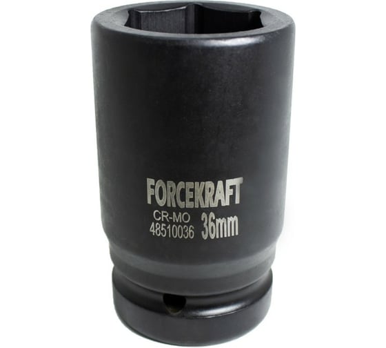 Изображение товара Головка ударная глубокая 6-гранная 36 мм, 1"DR Forcekraft FK-48510036 50988