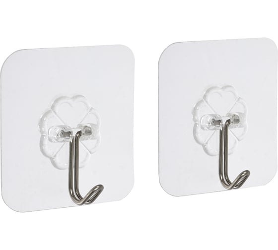 Изображение товара Набор крючков на клеевой основе MARMITON 2 шт., нержавеющая сталь 17613