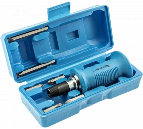 Изображение товара Ударная отвертка с битами HOEGERT TECHNIK HT1S077