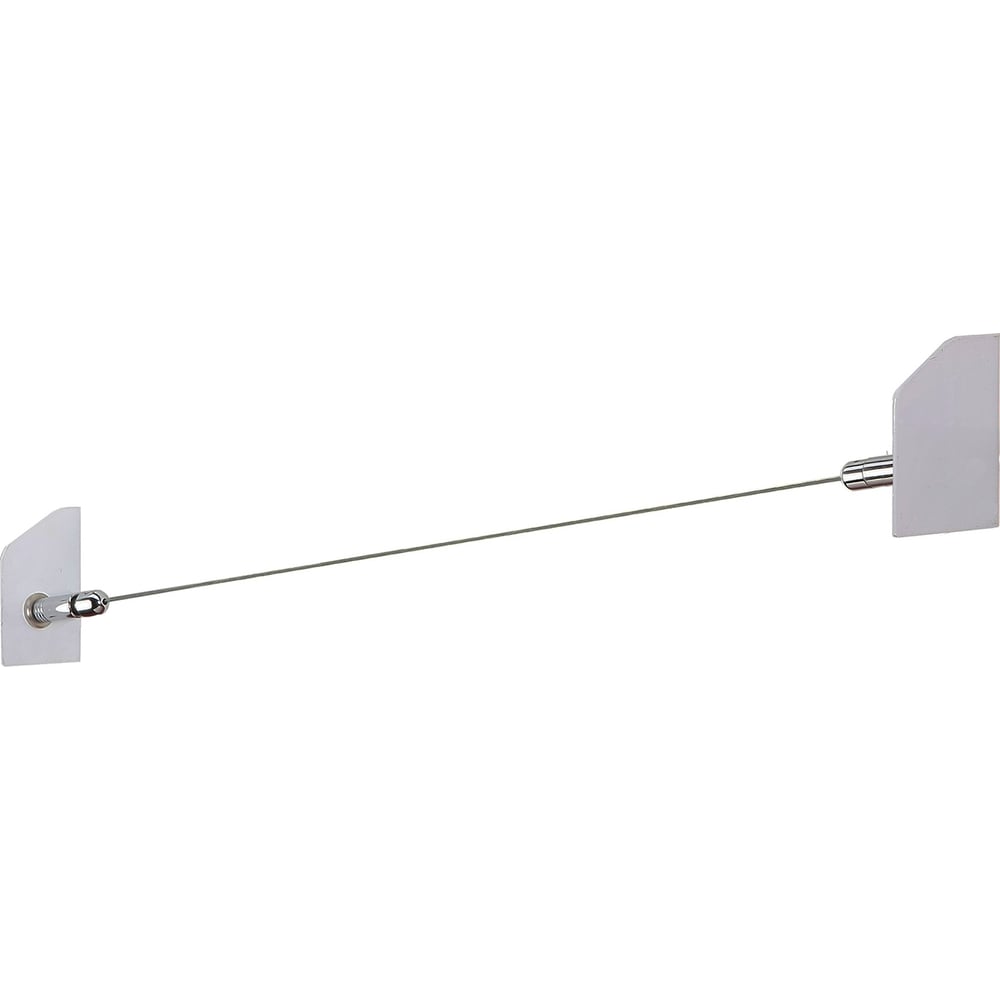 Изображение товара Трос-ширма Арт-Декор L 4, 2 м - металлический карниз для штор хромированный