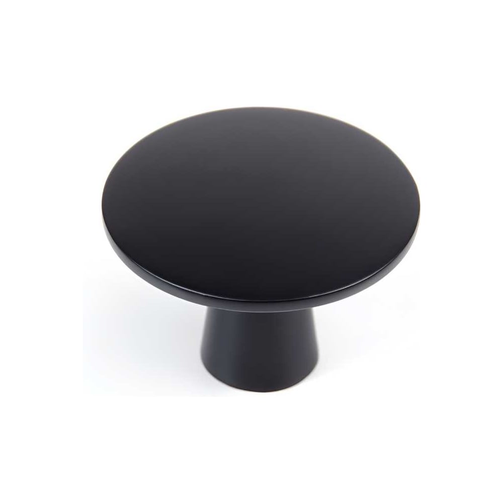 Изображение товара Мебельная ручка-кнопка BOYARD RC035BL.4 TOBBY черный матовый