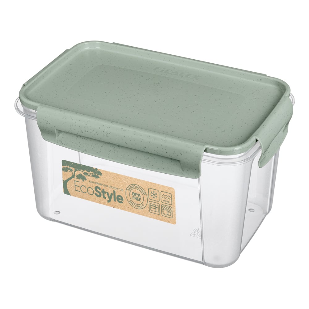 Контейнер для продуктов Бытпласт контейнер пищевой с приборами curver to go 00949 y32 00 0 9л зеленый