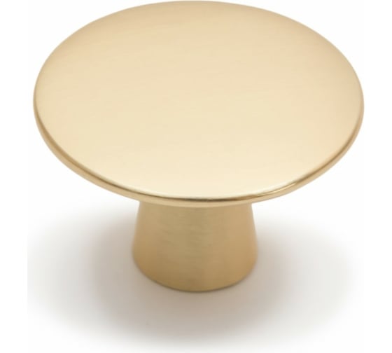 Изображение товара Мебельная ручка-кнопка BOYARD RC035MBSG.4 матовое брашированное сатиновое золото 607146
