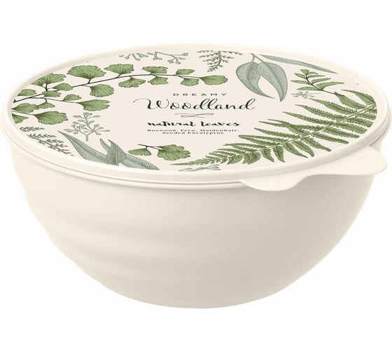 Изображение товара Миска Phibo WAVE с крышкой с декором 2,8 л бежевый 43321770752