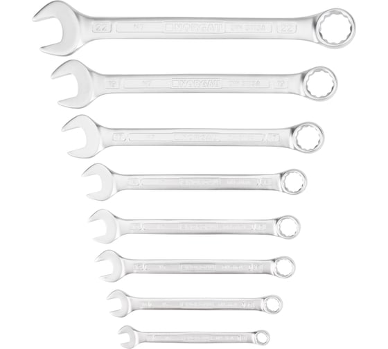 Изображение товара Набор комбинированных ключей NORGAU тип NWS7-008 8 шт. 060207908